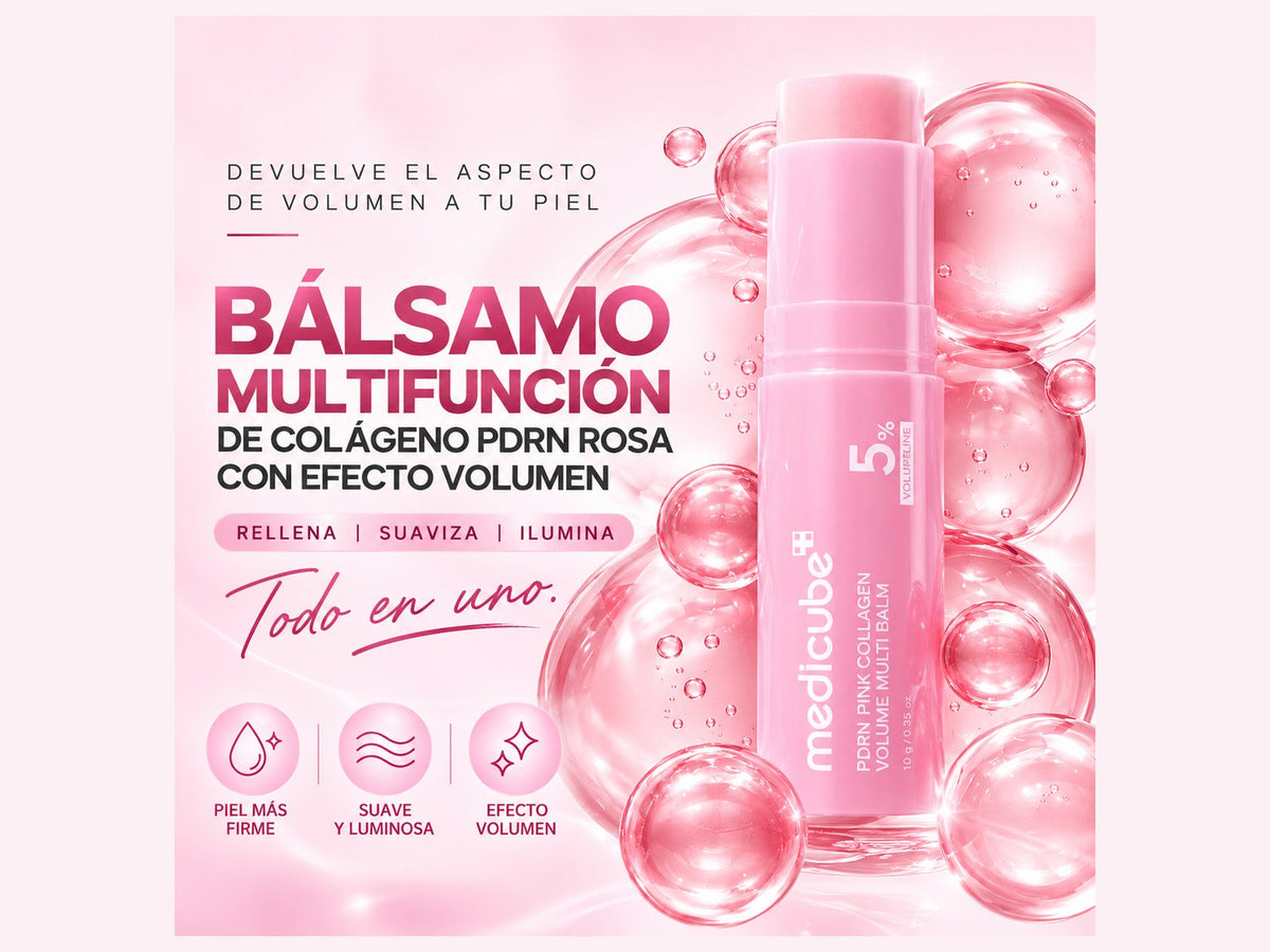 Bálsamo Coreano Multifunción de Colágeno PDRN Rosa