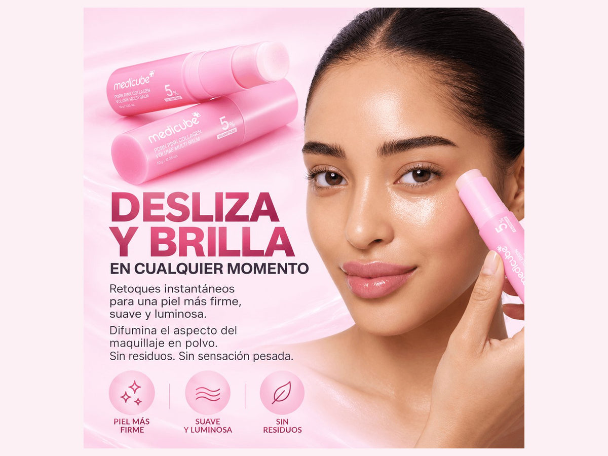 Bálsamo Coreano Multifunción de Colágeno PDRN Rosa