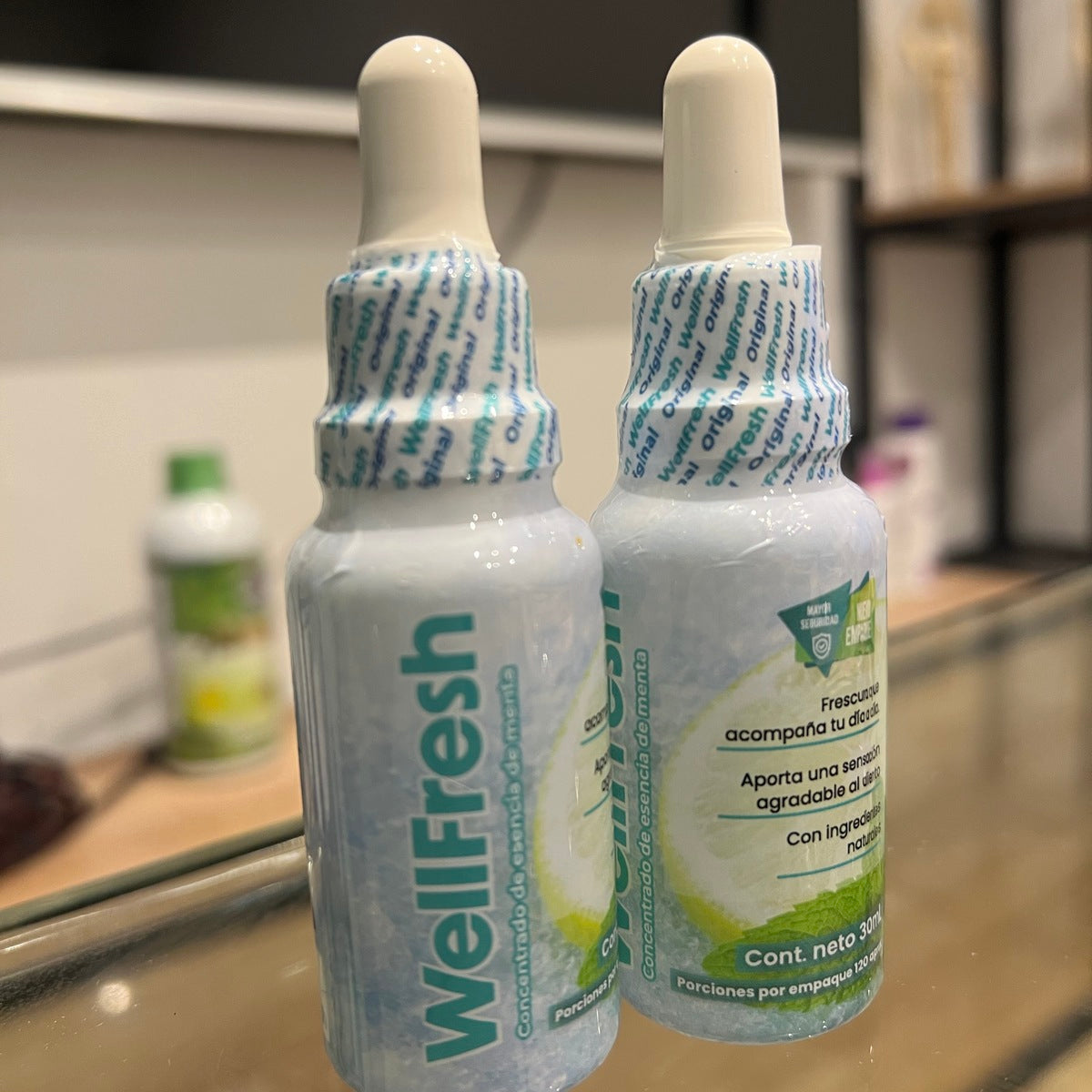 WellFresh · Gotas de Menta para Aliento Fresco (2 frascos)